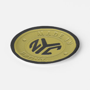 Made in New York Bronx Pappteller