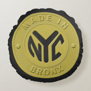 Made in New York Bronx Rundes Kissen