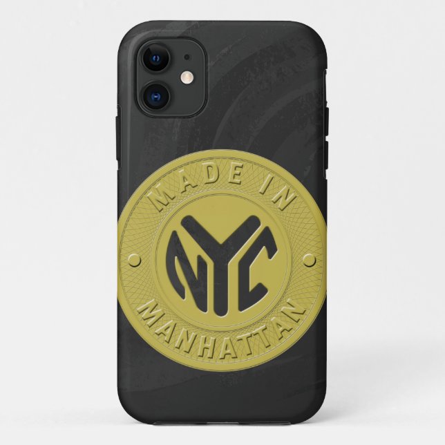 Made in New York Manhattan Case-Mate iPhone Hülle (Rückseite)