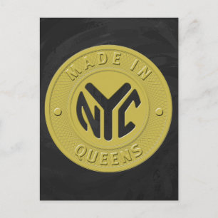 Made in New York Queens Postkarte
