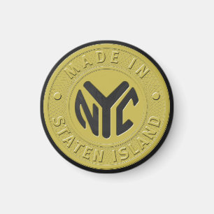Made in New York Staten Island Magnet