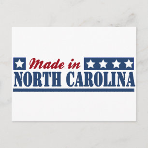 "Made in North Carolina"	"North Carolina Staat"	"N Postkarte