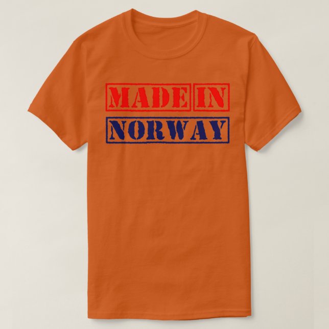 Made in Norwegen T-Shirt (Design vorne)