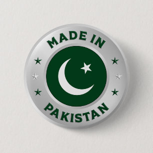 Made in Pakistan Button