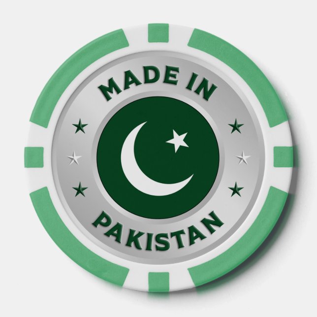 Made in Pakistan Pokerchips (Vorderseite)
