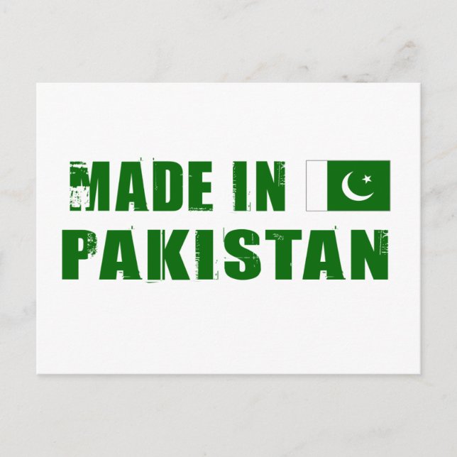 Made in Pakistan Postkarte (Vorderseite)