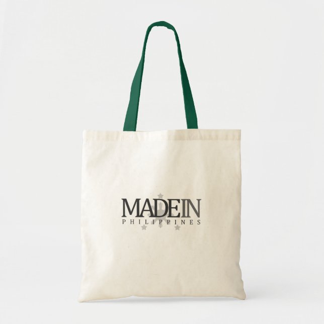 Made in Philippines Tote Bag Tragetasche (Vorne)