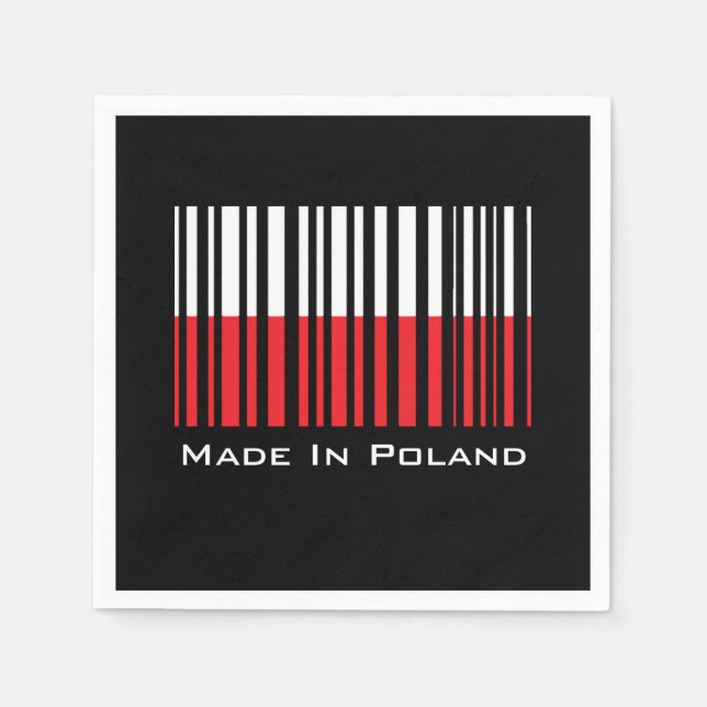 Made in Poland Bar Napkins Serviette (Vorderseite)