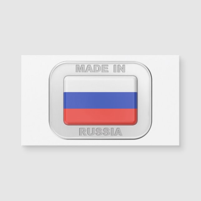 Made in Russia Magnetkarte (Vorderseite)