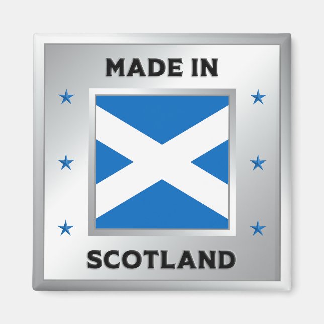 Made in Schottland Magnet (Vorne)