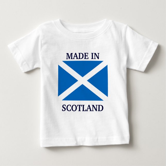 Made in Scotland Baby T-shirt (Vorderseite)