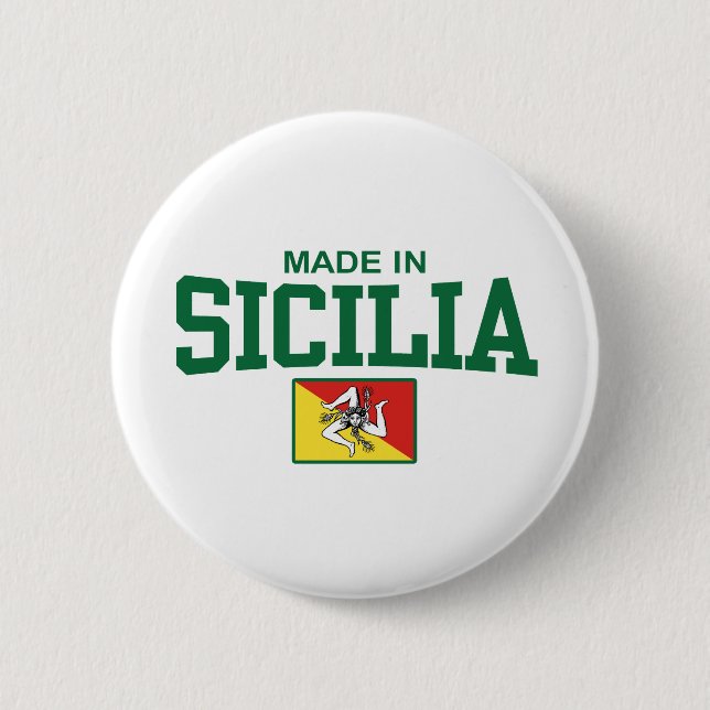 Made in Sicilia Button (Vorderseite)