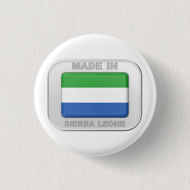 Made in Sierra Leone Button (Vorderseite)
