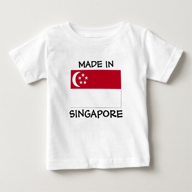 Made in Singapur baby Shirt (Vorderseite)