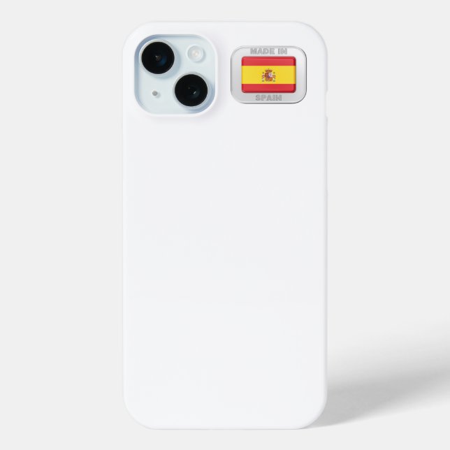 Made in Spanien Case-Mate iPhone Hülle (Rückseite)