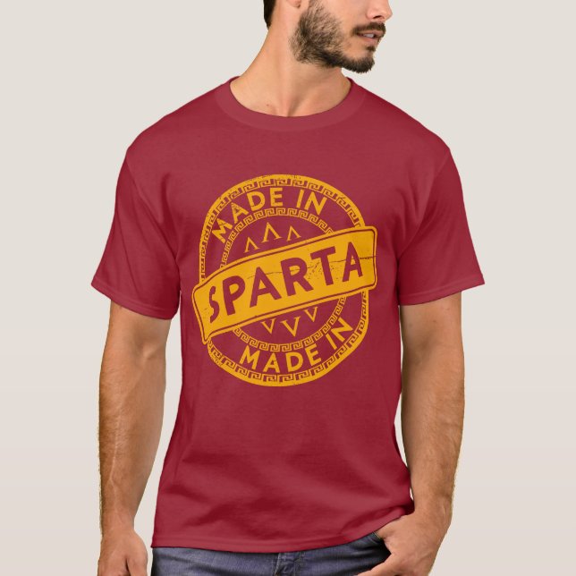 Made in Sparta Mono T-Shirt (Vorderseite)