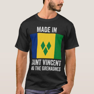 Made in St. Vincent und die Grenadinen // Flag T-Shirt