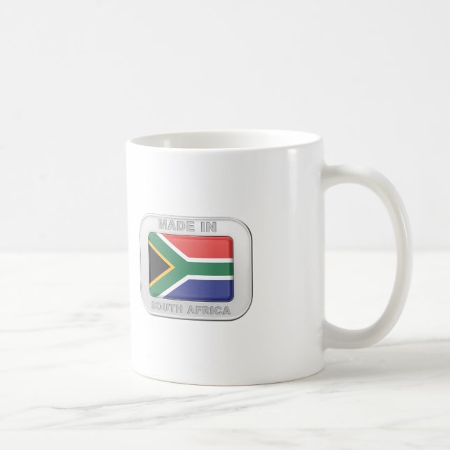 Made in Südafrika Kaffeetasse (Rechts)