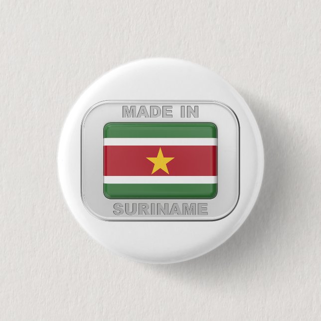 Made in Suriname Button (Vorderseite)