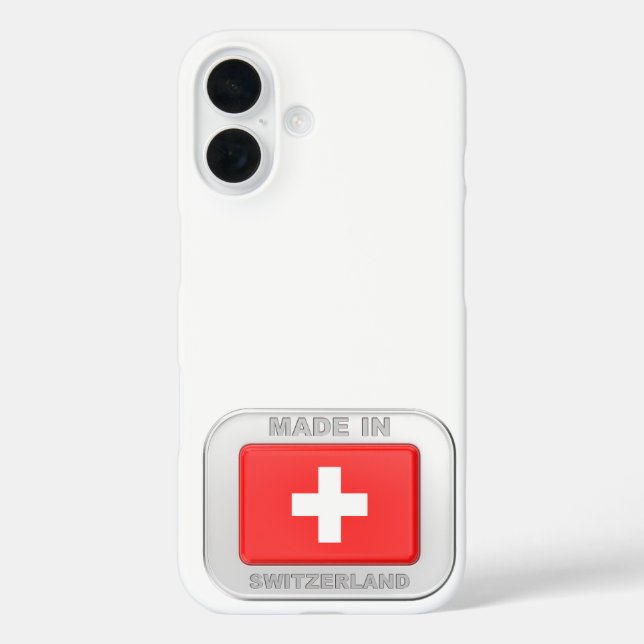 Made in Switzerland Case-Mate iPhone Hülle (Rückseite)