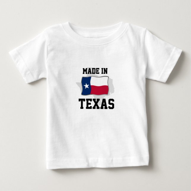 Made in Texas Baby T-shirt (Vorderseite)