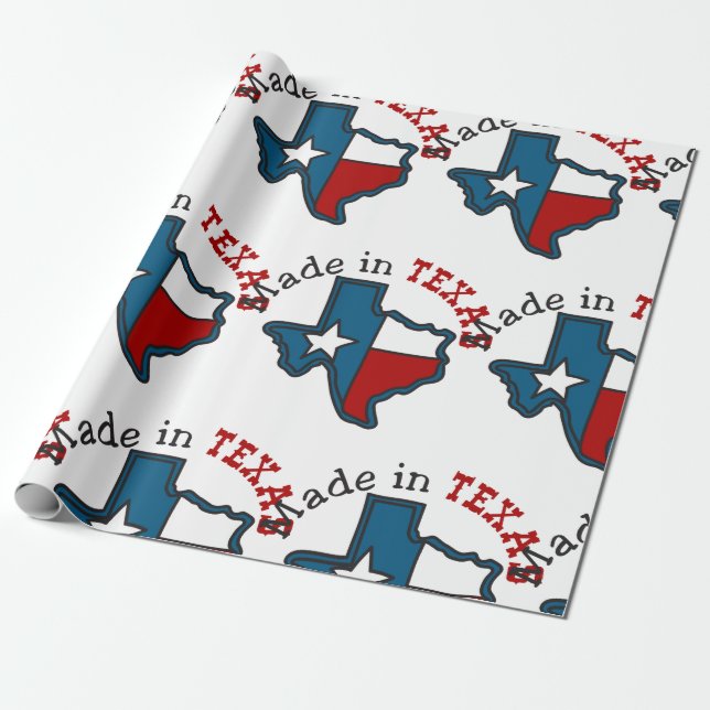 Made in Texas Geschenkpapier (Ungerollt)