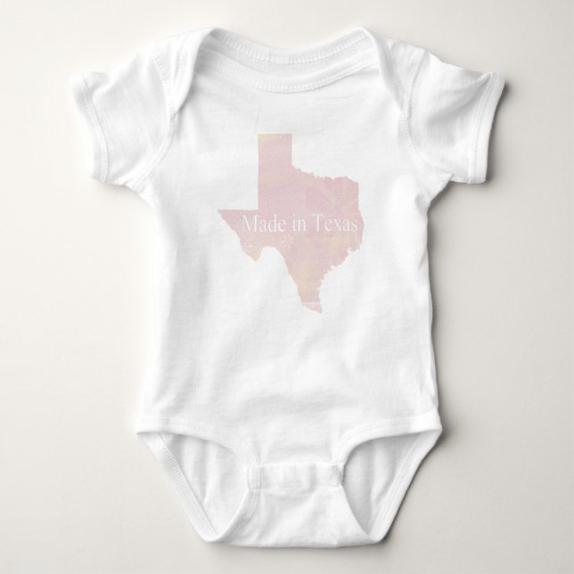 Made in Texas Girl Säugling Strampler Bodysuit Rom (Vorderseite)