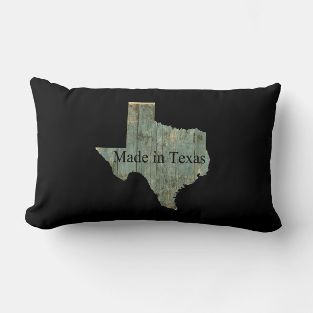 Made in Texas Lumbar Throw Kissen (Vorderseite)