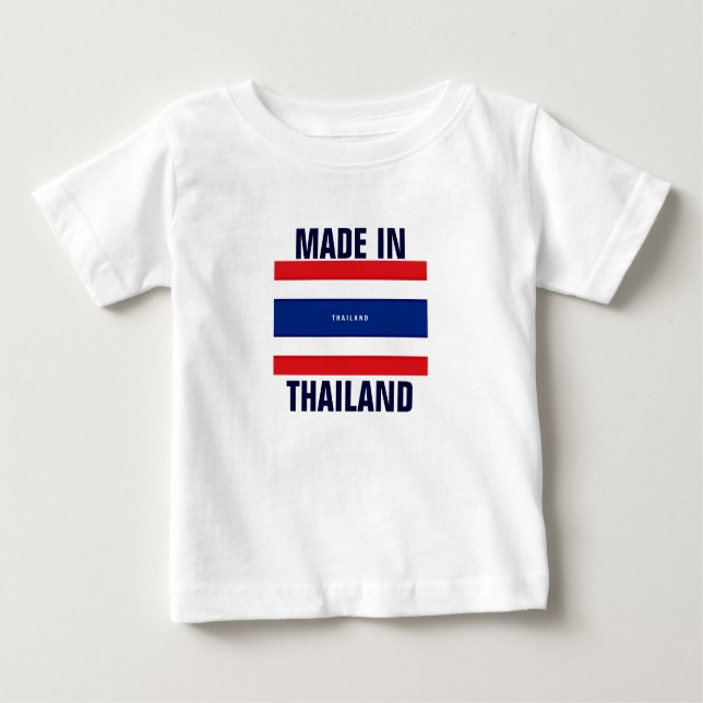 Made in Thailand Baby T-shirt (Vorderseite)