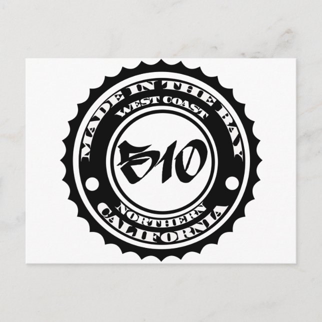 Made in the 510 postkarte (Vorderseite)
