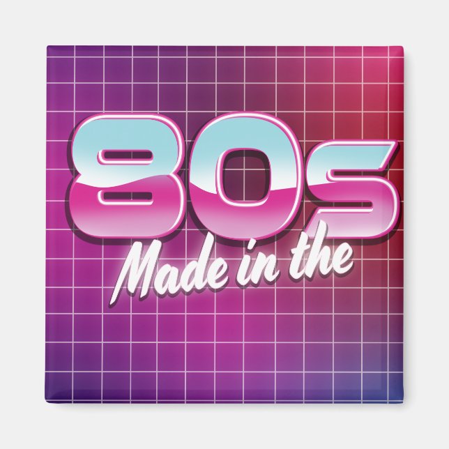 Made in the 80er magnet (Vorne)