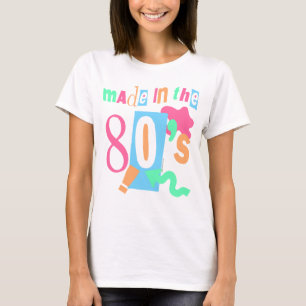 Made in the 80er Pastel Aighties Retro T - Shirt