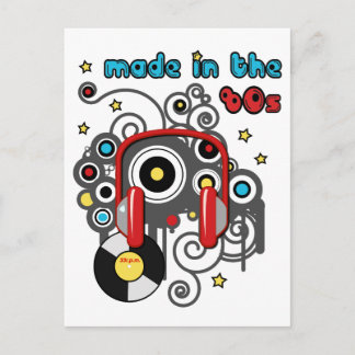 Made in the 80er postkarte