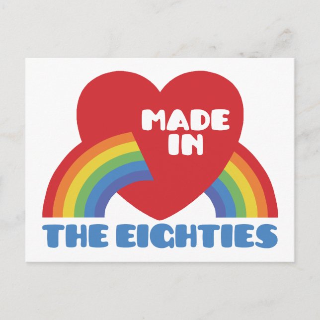Made in the 80s postkarte (Vorderseite)