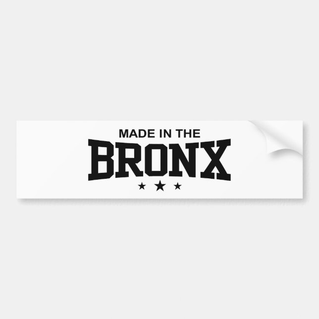 Made in the Bronx Autoaufkleber (Vorne)