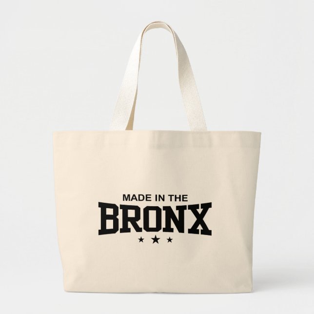 Made in the Bronx Jumbo Stoffbeutel (Vorne)