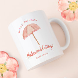 Made in the Shade Pink Watercolor Beach Umbrella Kaffeetasse