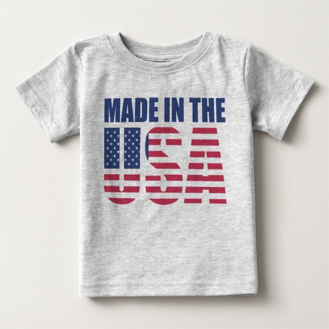 Made In the USA Baby T-shirt (Vorderseite)