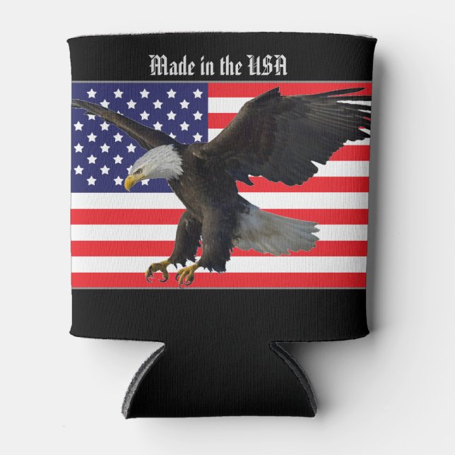 Made in the USA Dosenkühler (Vorderseite)