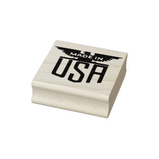 Made in the USA Rubber Briefmarke Gummistempel