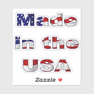 Made in the USA Sticker
