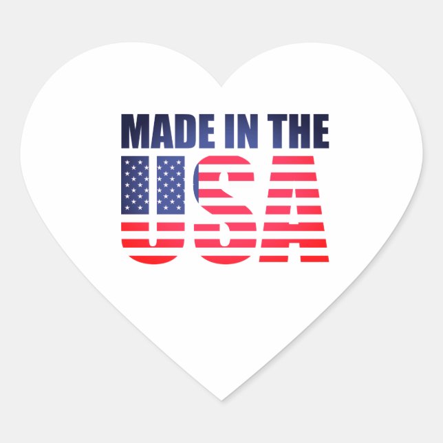 Made in the USA Sticker (Vorderseite)
