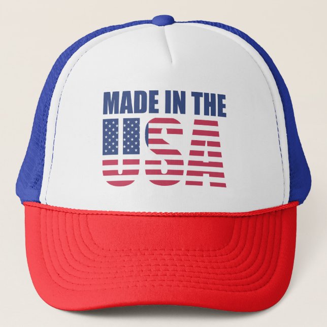 Made In the USA Truckerkappe (Vorderseite)