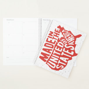 Made in the USA Typografy Planer