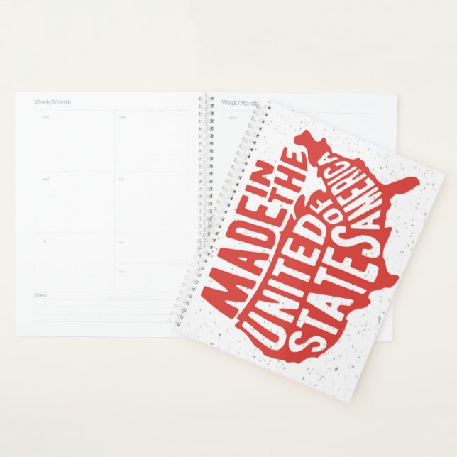 Made in the USA Typografy Planer (Anzeige)