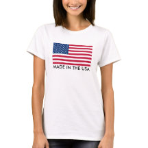 Made in the USA with Flag