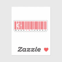 Made in Turkey Barcode-Flagge