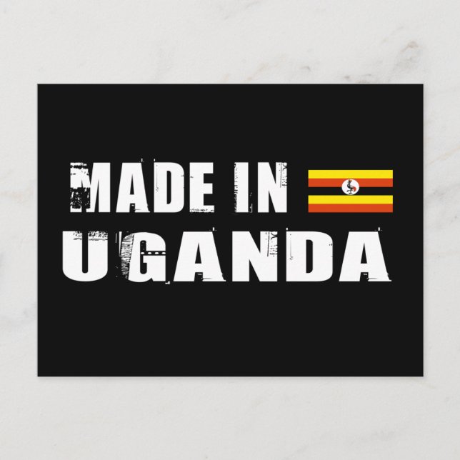Made in Uganda Postkarte (Vorderseite)