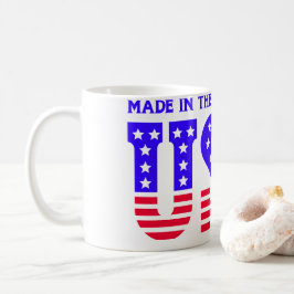 Made in USA American TEXT Kaffeetasse