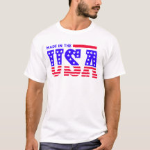 Made in USA American TEXT